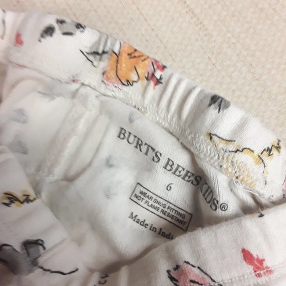 Bert's Bees Chicken Rooster Duck Cow leggings girls 6 - Picture 3 of 5